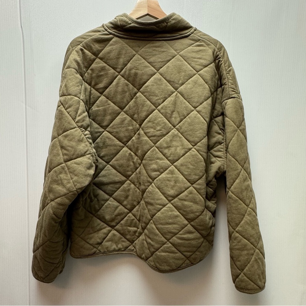 Peloton Olive Quilted Jacket - Picture 3 of 5